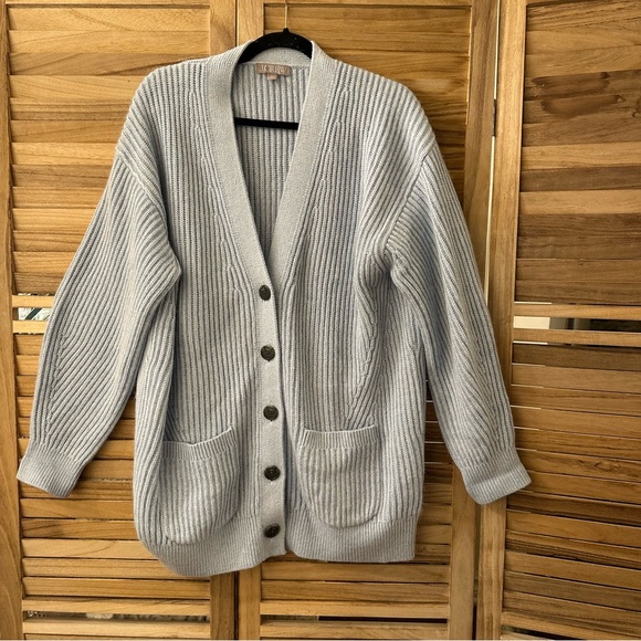 J. Crew Sweaters - J. Crew Cotton Blend Cardigan in light blue size M